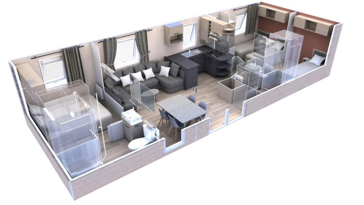Mobil 3 2 Salles De Bains Au 4 Etoiles Mh276 Aux Charmettes Kemp